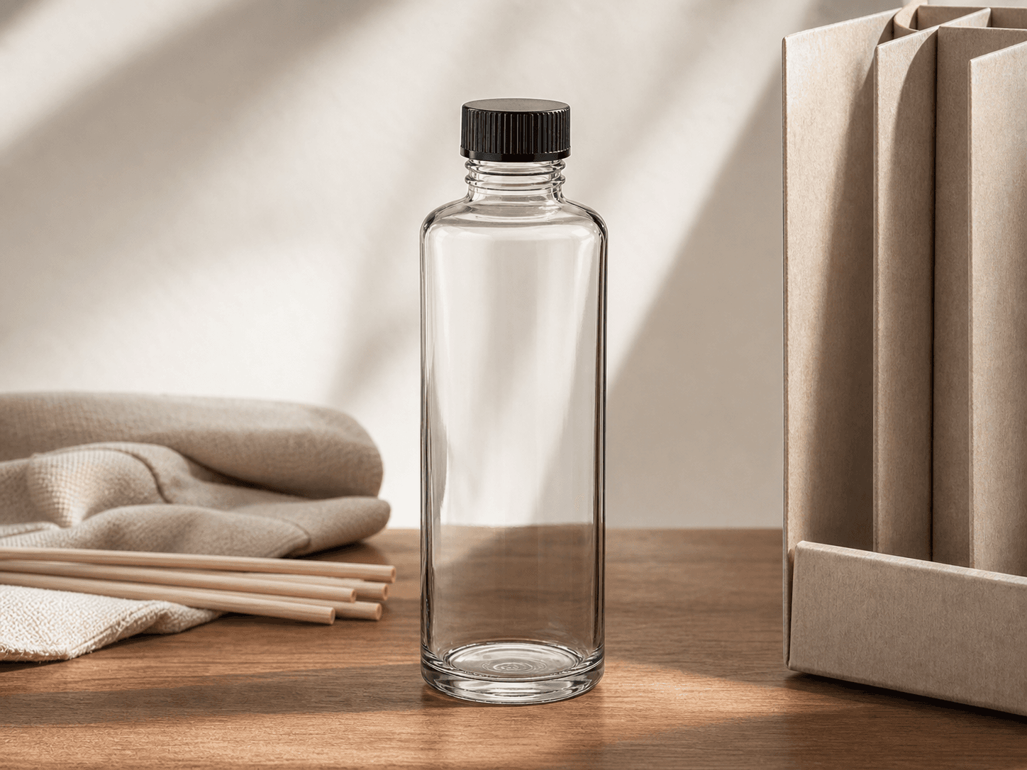 Diffuser Refill Bottle used for topping up a diffuser at home in a reed diffuser refill setting
