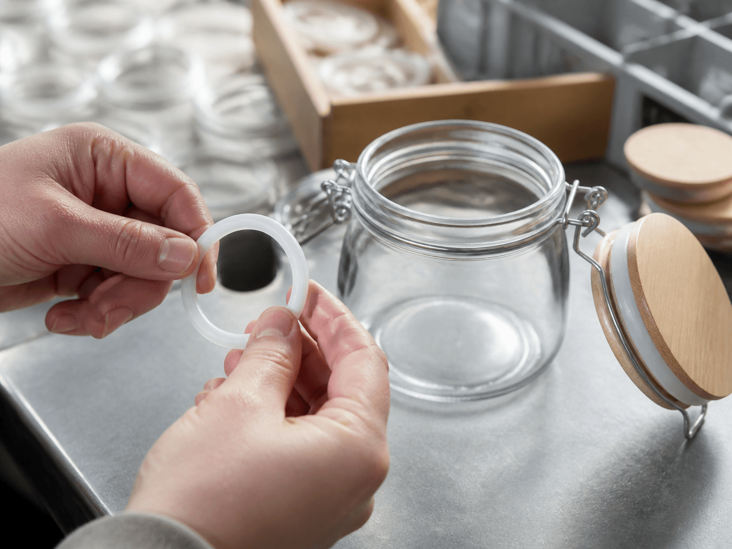 Sealing Ring / Gasket used for rubber that stops springing back in a compression set setting