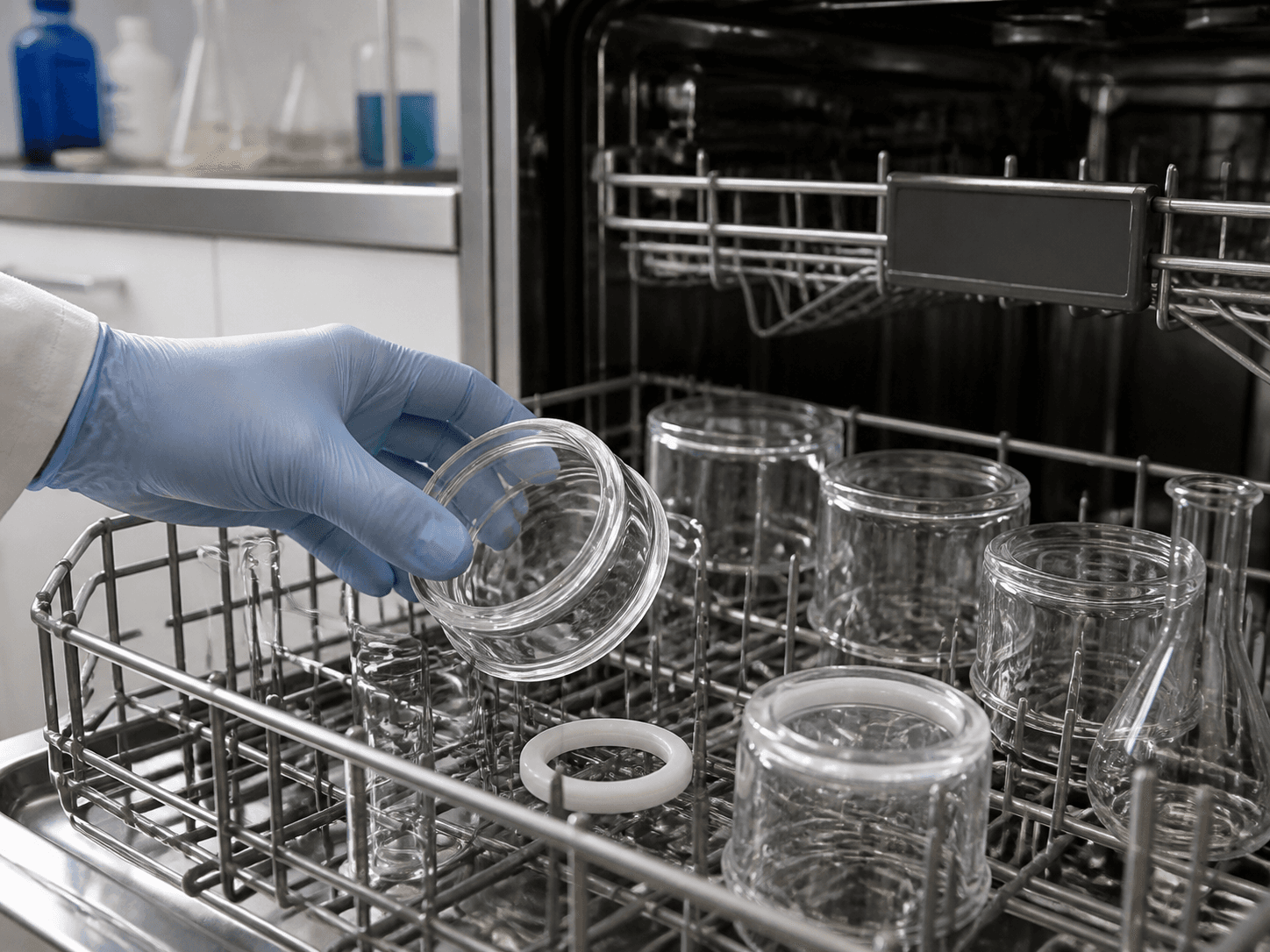 Sealing Ring / Gasket used for chemistry, heat and dishwashers in a product and cleaning setting