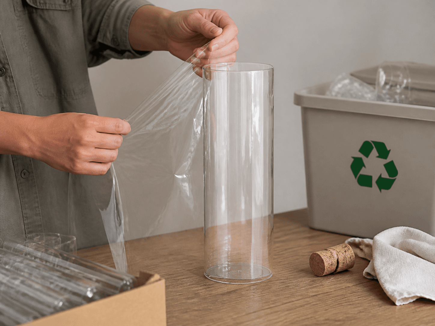 Shrink Sleeve used for sleeves that seal and sleeves that separate in a tamper and recycling setting