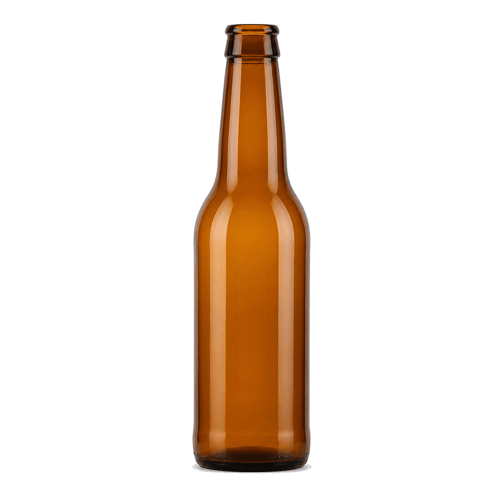 Amber Craft Beer Bottle