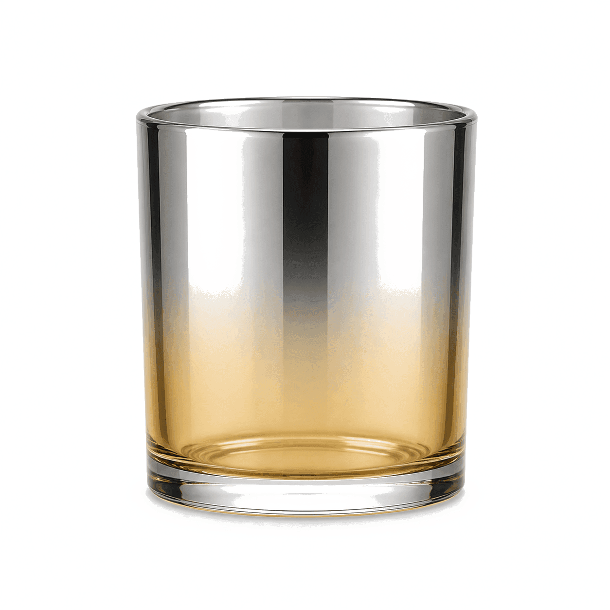 Electroplated Gradient Candle Jar