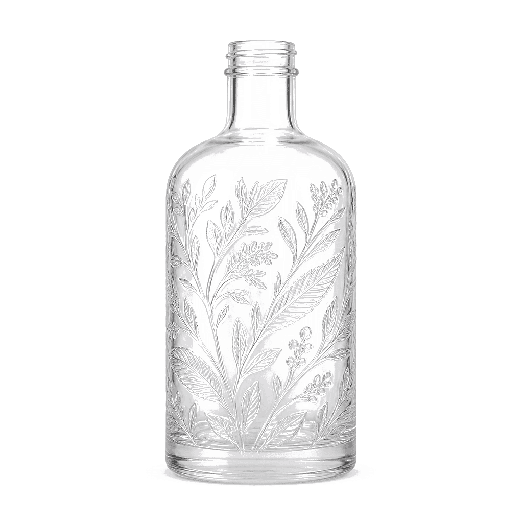 Embossed Botanical Bottle