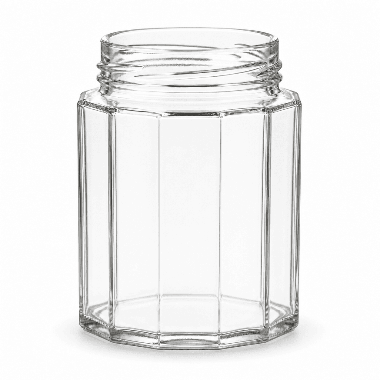 Octagonal Food Jar