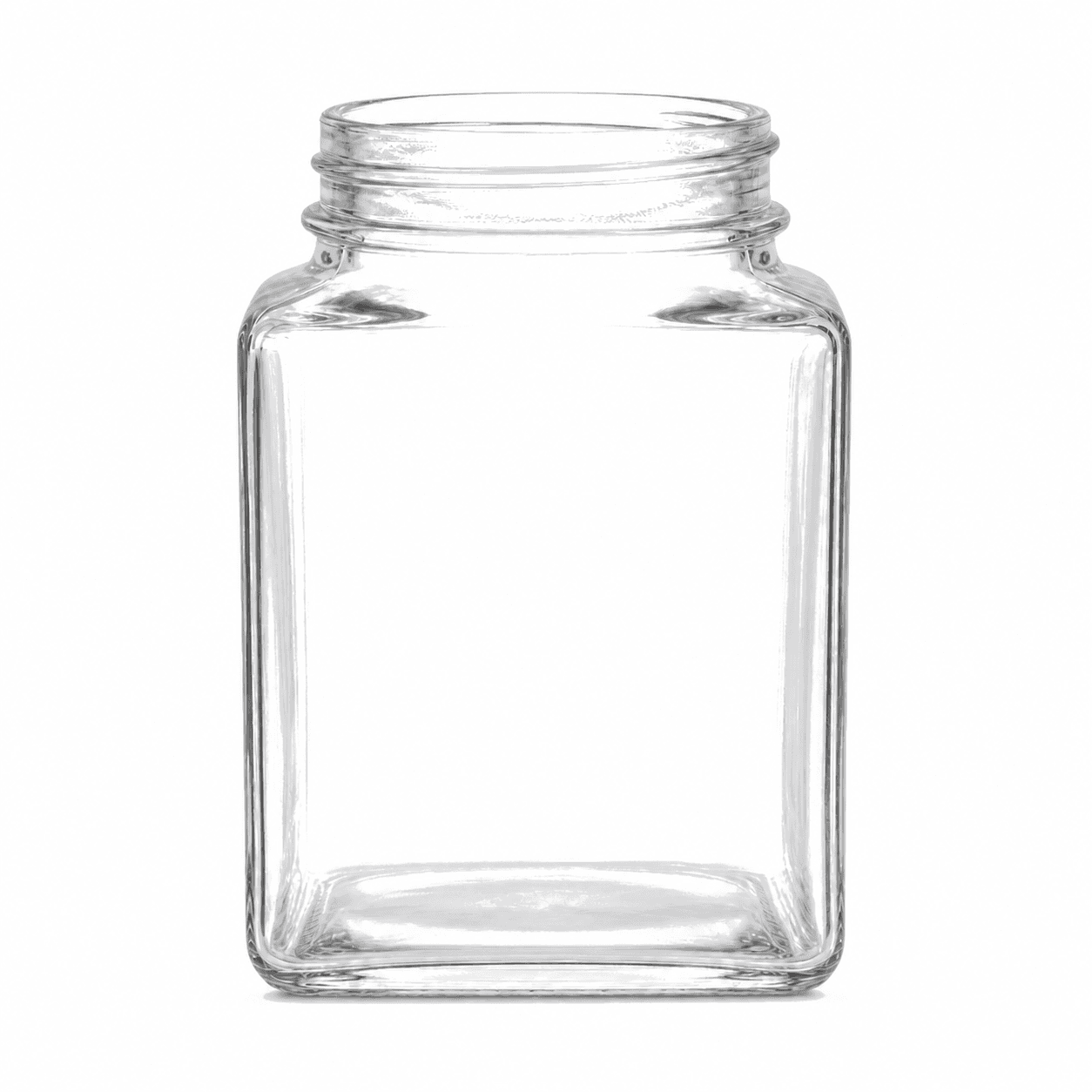 Square Mason Jar