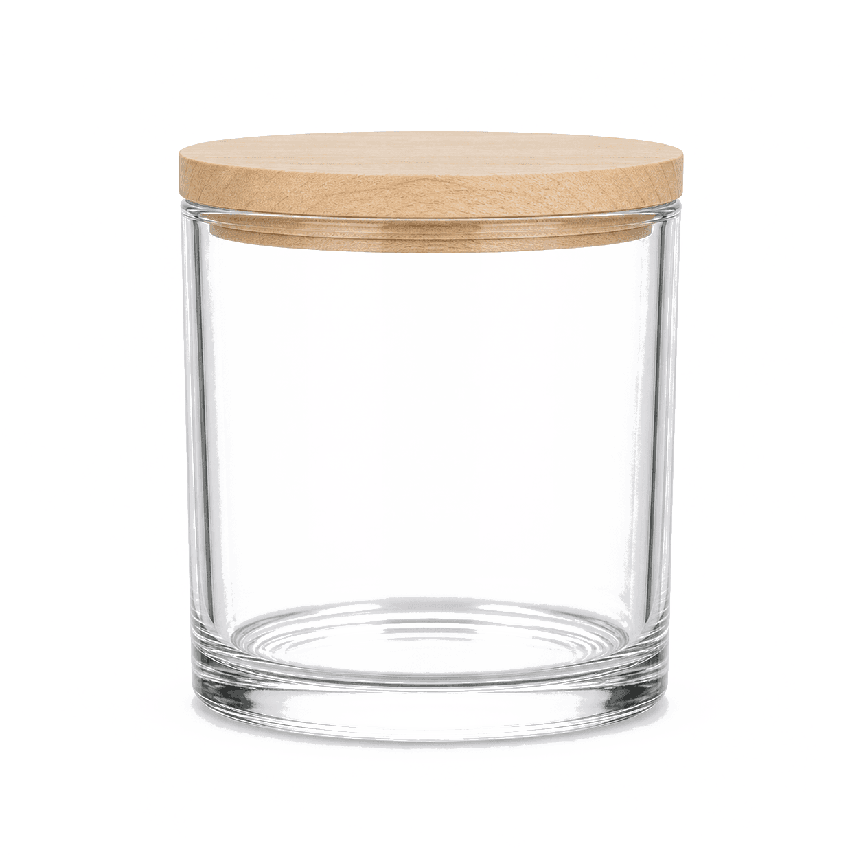 Wood-lid Candle Jar