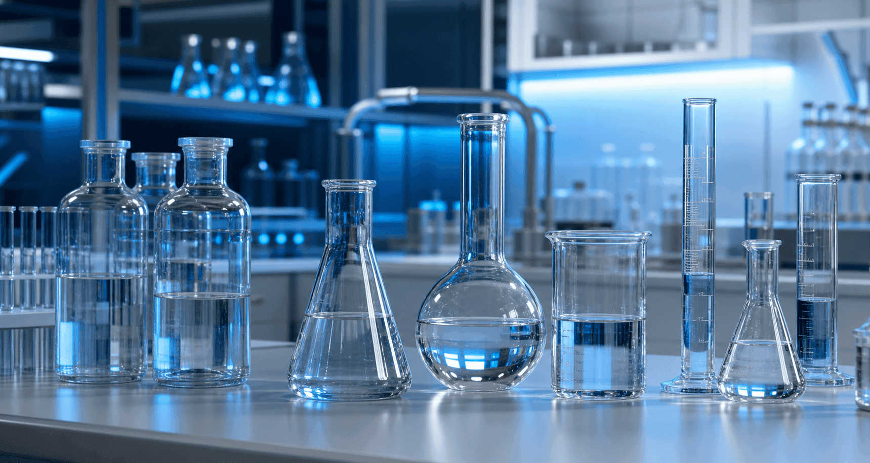 Laboratory & Chemical glass packaging — Amber · GL45 · Borosilicate