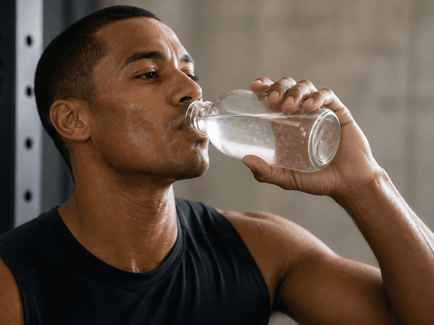 Coconut Water / Electrolyte Bottle used for electrolyte & recovery drinks in a sports & recovery setting