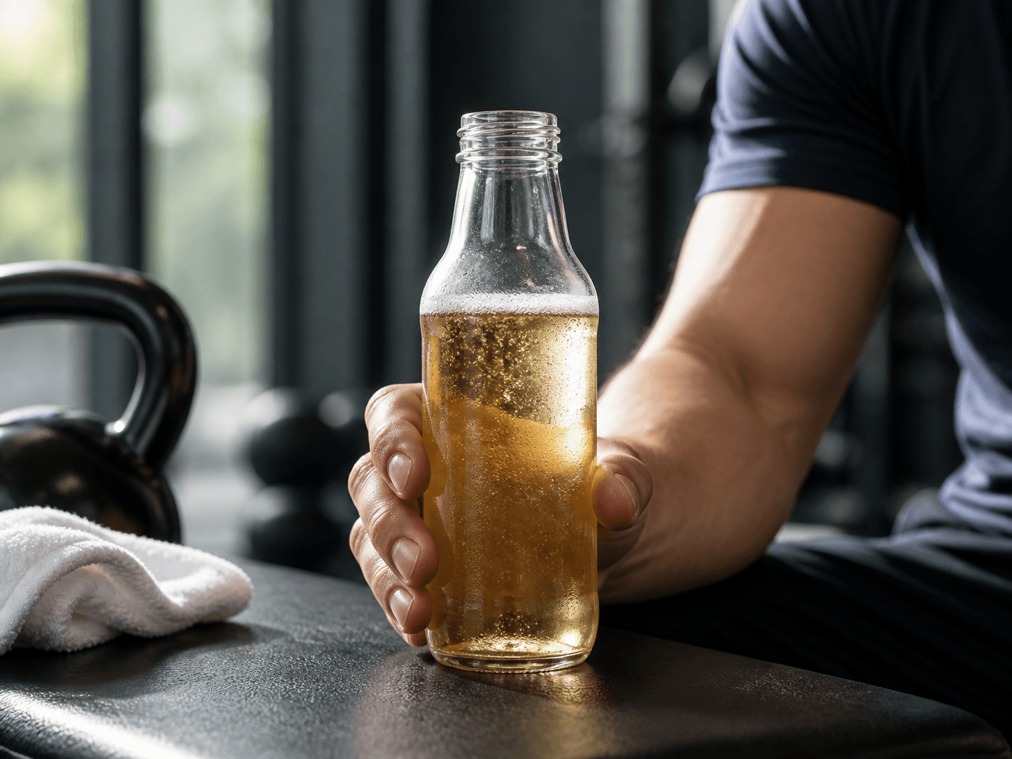 Energy Drink Bottle used for drinks bought for a stated benefit in a functional beverages setting
