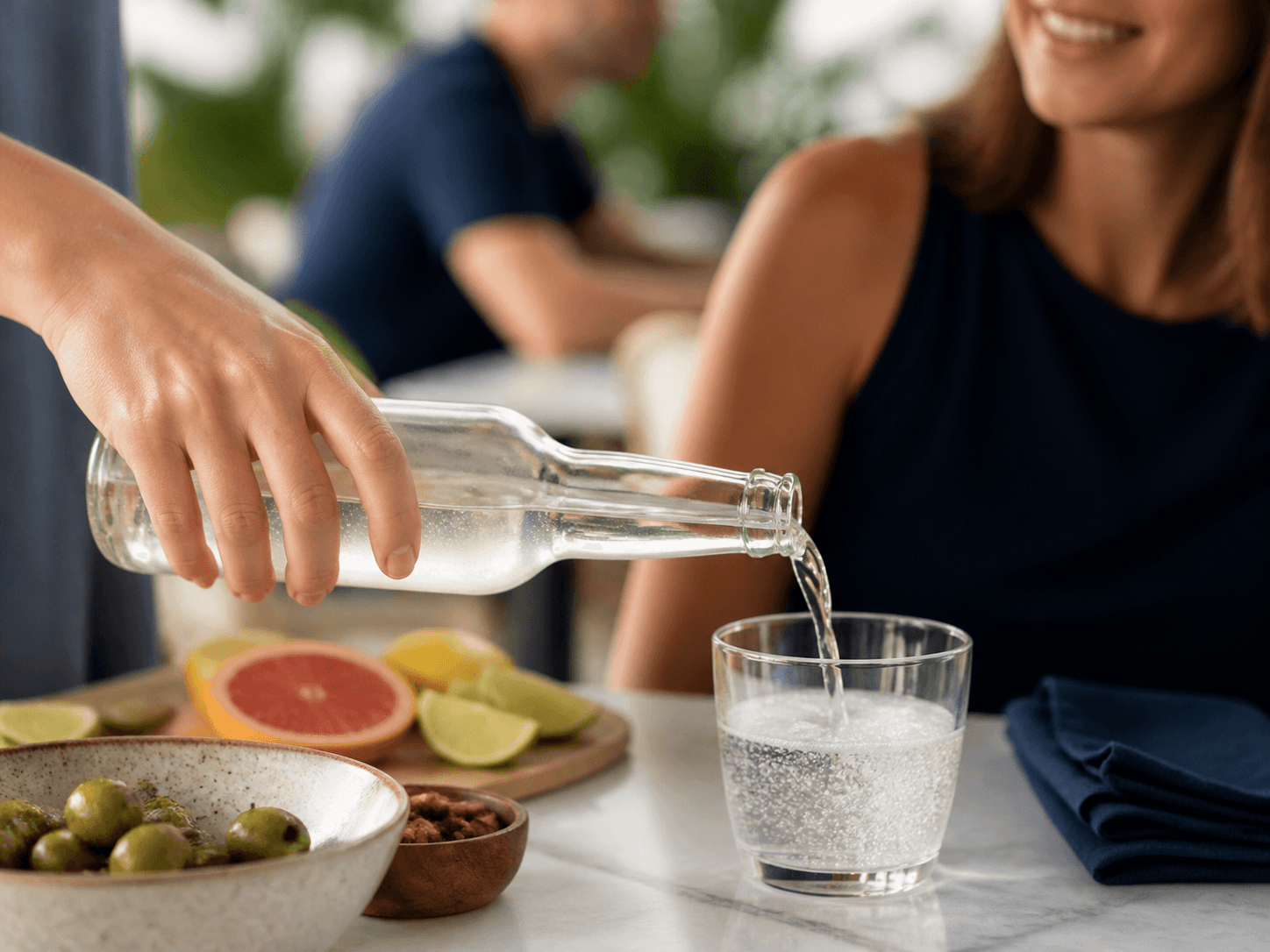 Hard Seltzer / Low-ABV Bottle used for low-alcohol & alcohol-free rtds in a low & no setting