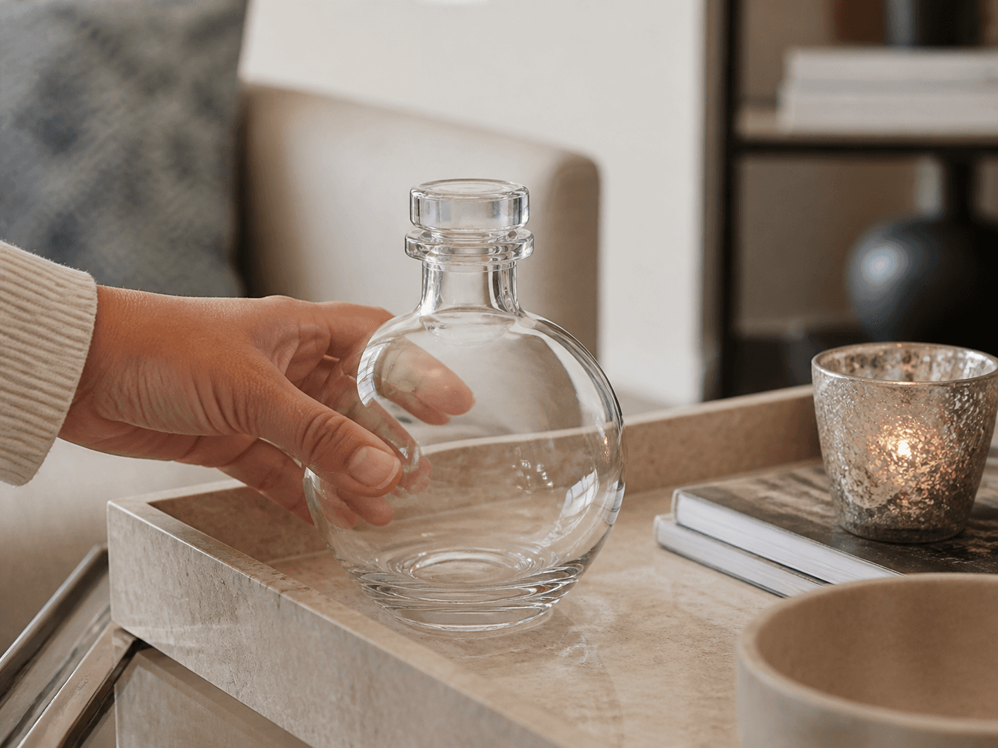 Flameless Diffuser Bottle used for diffusers that never get put away in a display setting
