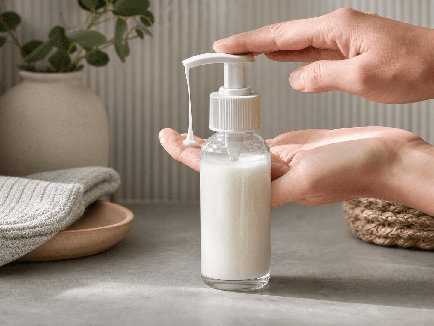 Lotion Pump used for components sitting in product for years in a formula contact setting