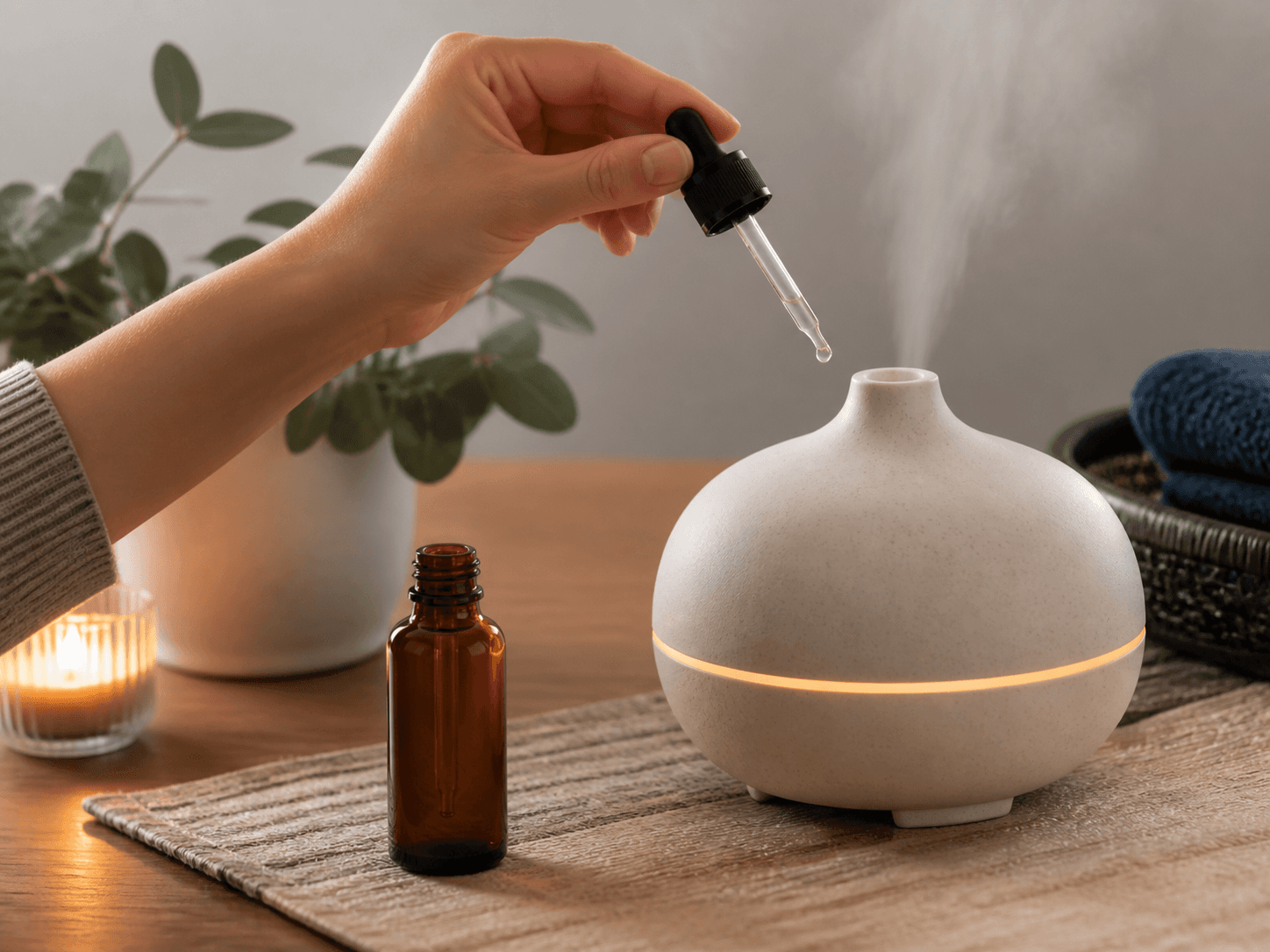 Essential Oil Bottle used for neat oils dosed into diffusers in a diffusion setting