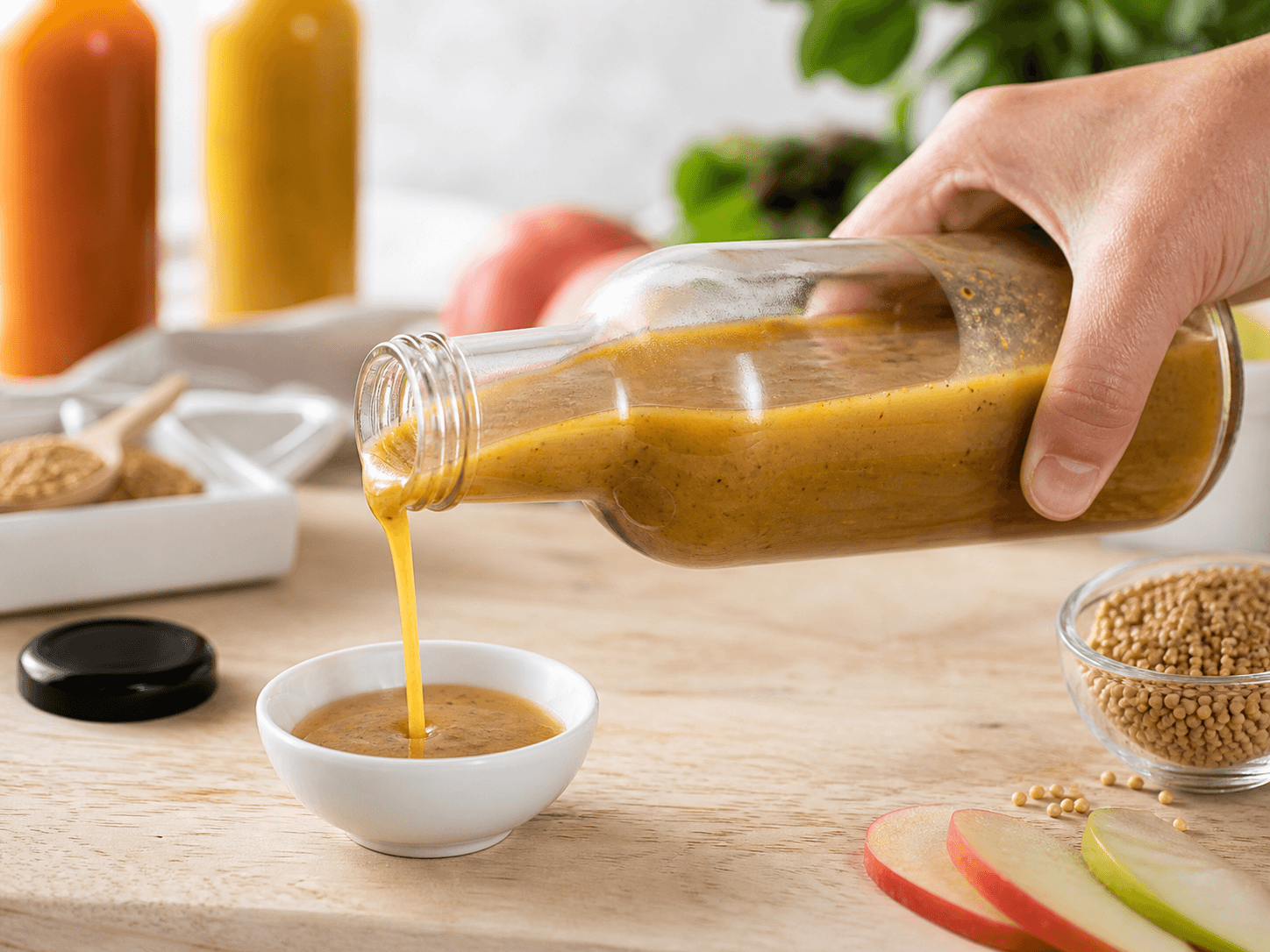 BBQ Sauce Bottle used for vinegar, mustard & fruit-led sauces in a regional styles setting