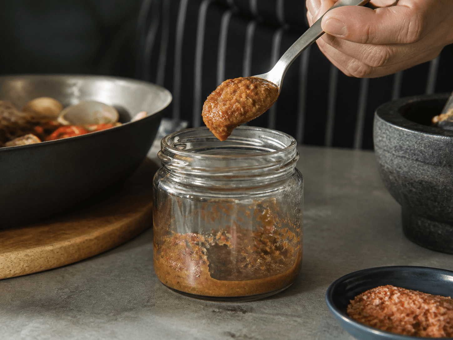 Seafood Paste Jar used for foodservice and specialty ingredient packs in a culinary concentrate setting