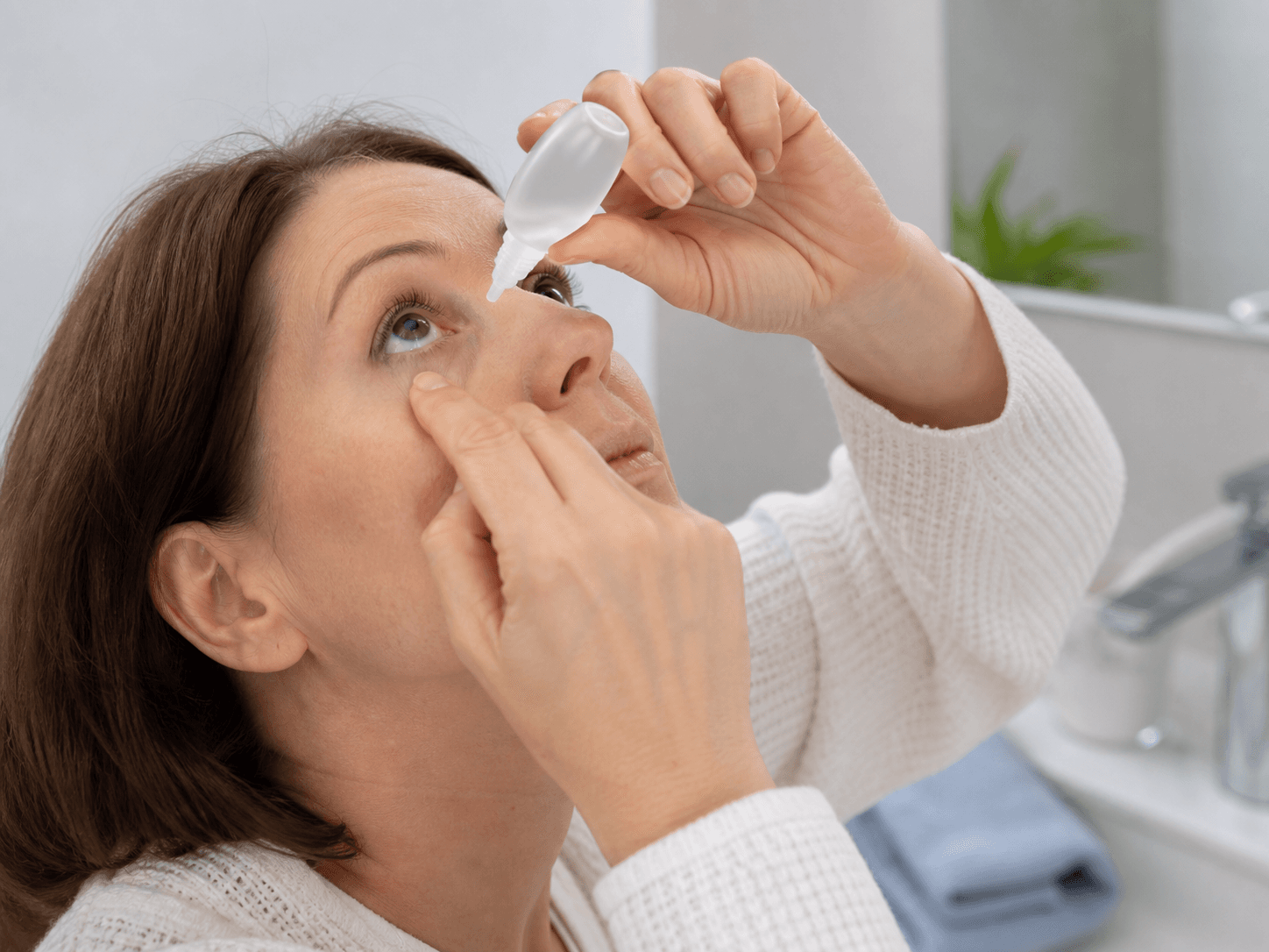 Eye Drop Bottle used for a pack opened repeatedly over weeks in a sterility setting