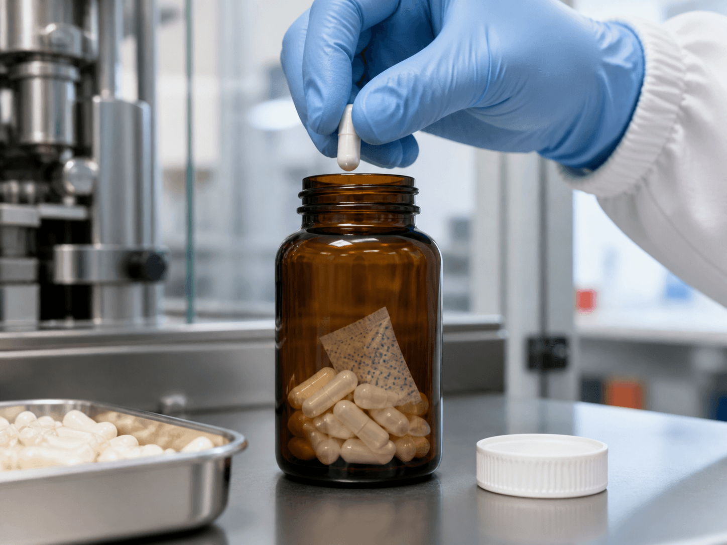 Probiotic / Enzyme Bottle used for counts stated at the end, not the start in a viability claims setting