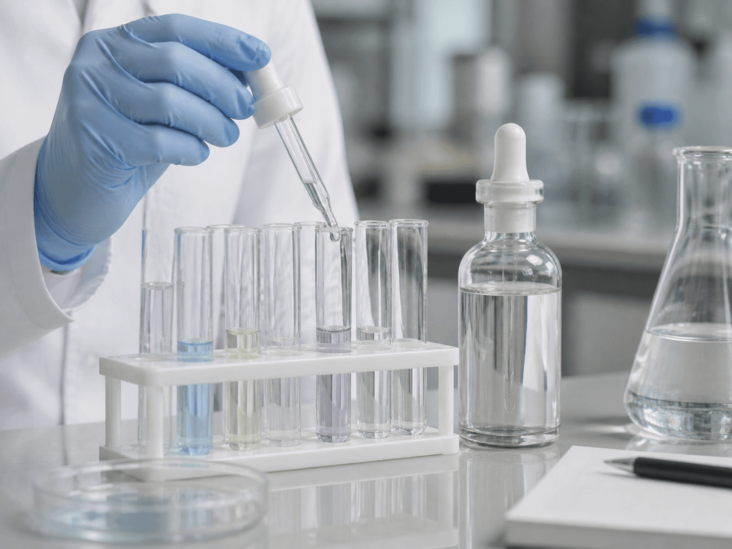 Dropping Bottle used for indicators and reagents used all day in a bench reagents setting
