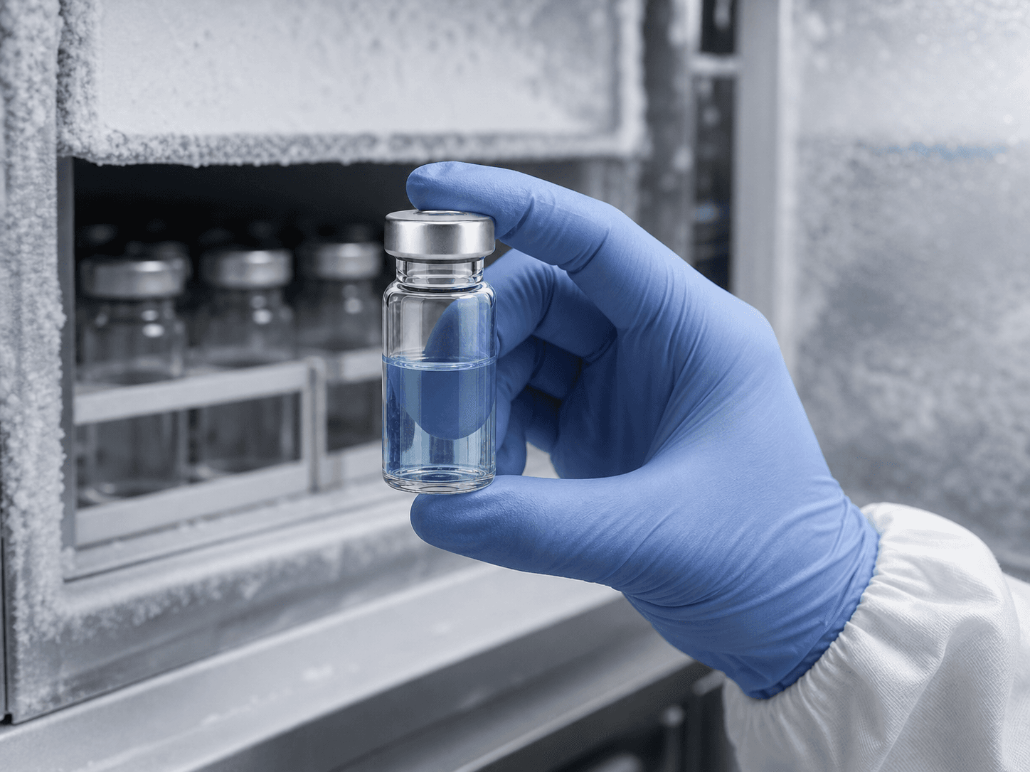 Sample Vial used for caps that hold through freezing in a sample archives setting