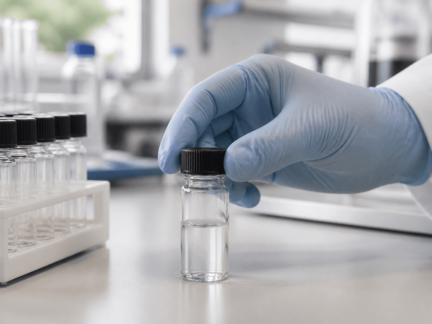 Screw-thread Vial used for vials opened more than once in a repeat access setting