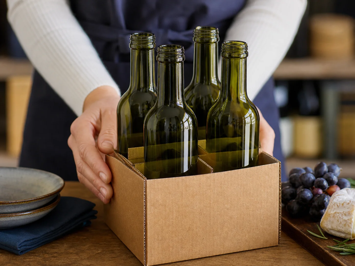 Illustration d’utilisation de Mini-bouteille de vin