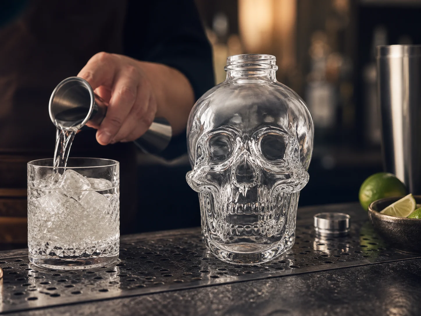 Illustration d’utilisation de Bouteille tête de mort