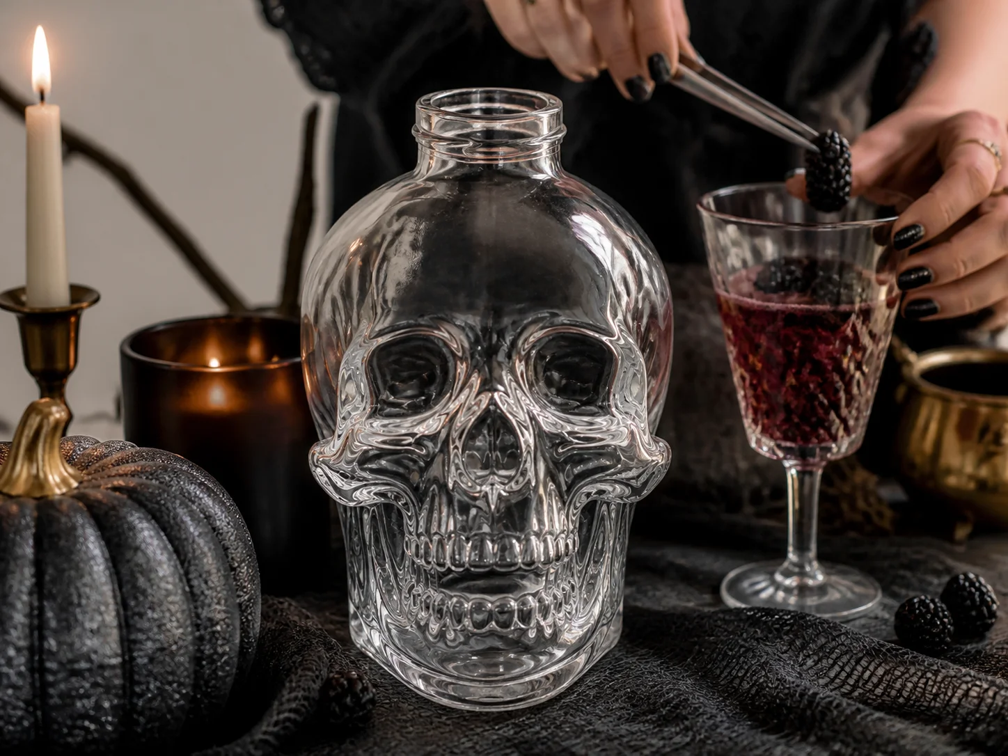 Illustration d’utilisation de Bouteille tête de mort