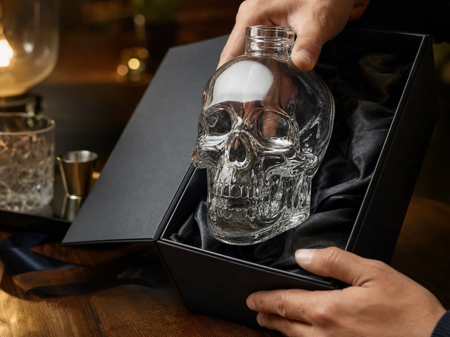 Illustration d’utilisation de Bouteille tête de mort