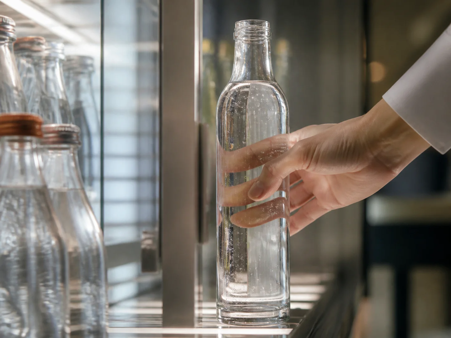 Illustration d’utilisation de Grande bouteille d’eau gazeuse