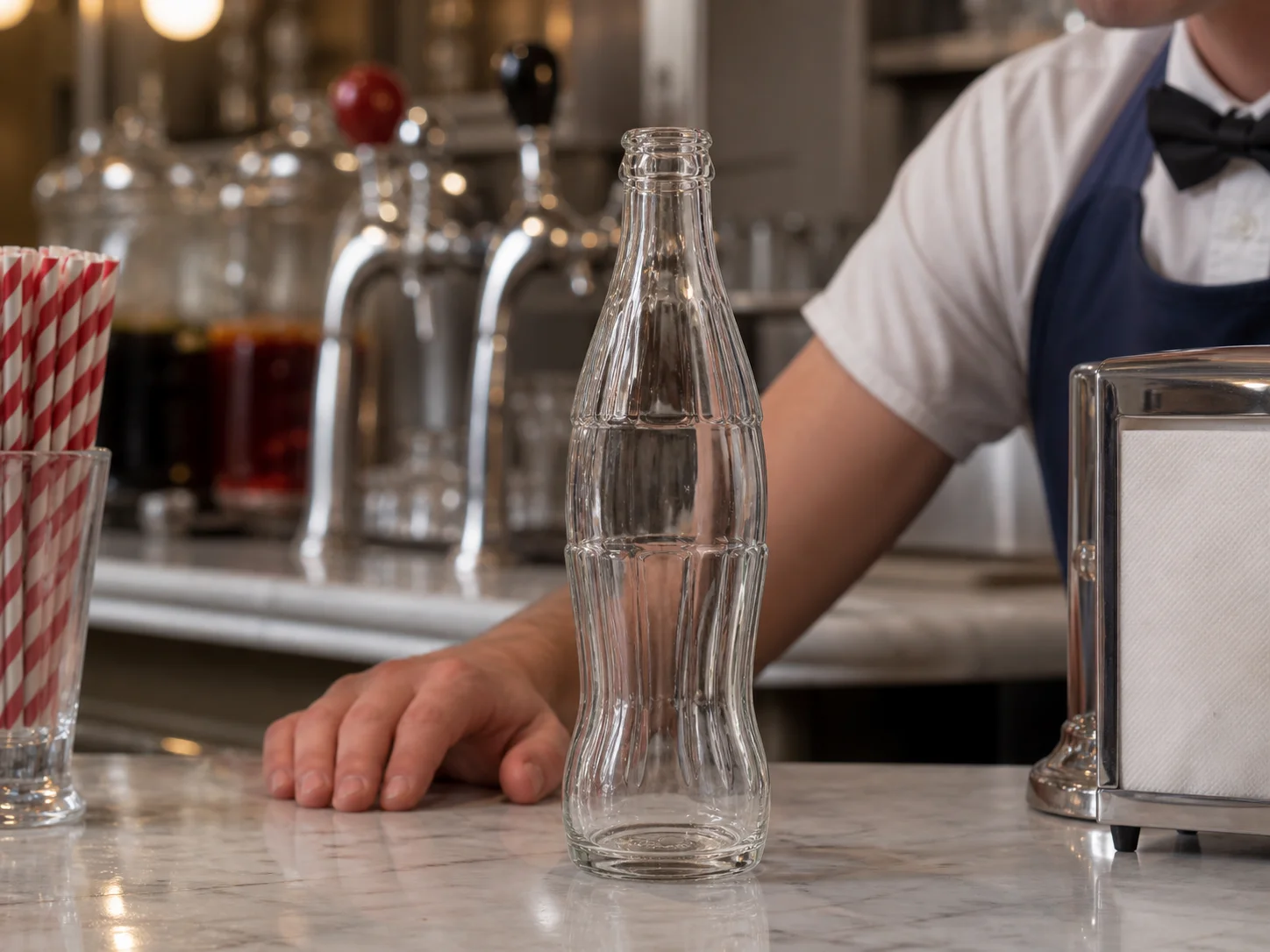 Illustration d’utilisation de Bouteille de soda vintage