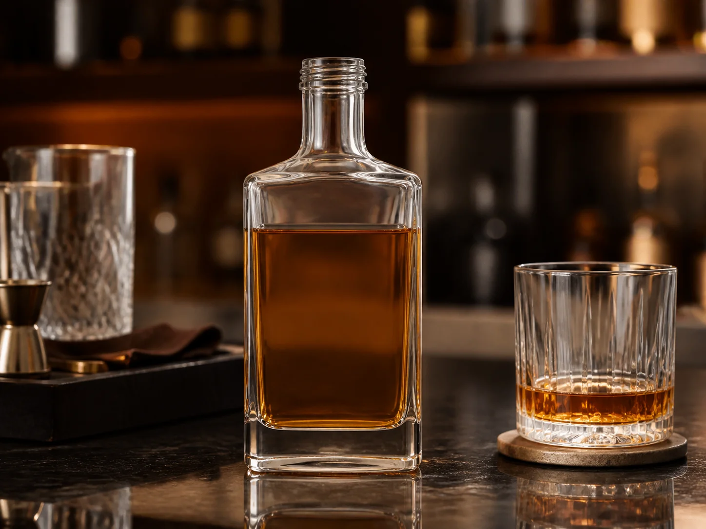 Illustration d’utilisation de Bouteille de whiskey