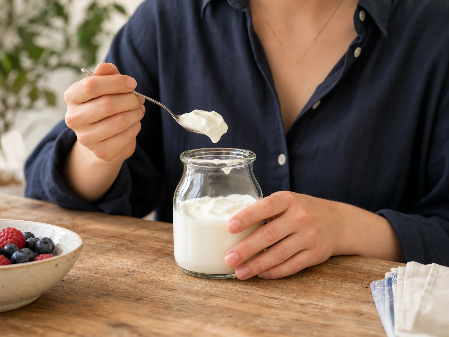 Illustration d’utilisation de Bouteille de yaourt à boire