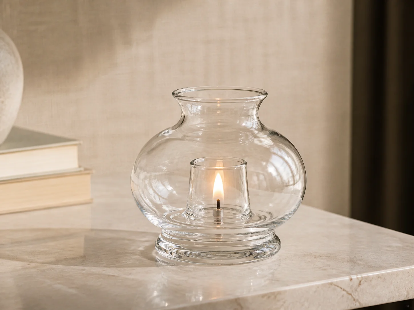 Illustration d’utilisation de Réservoir de lampe à huile / bougeoir