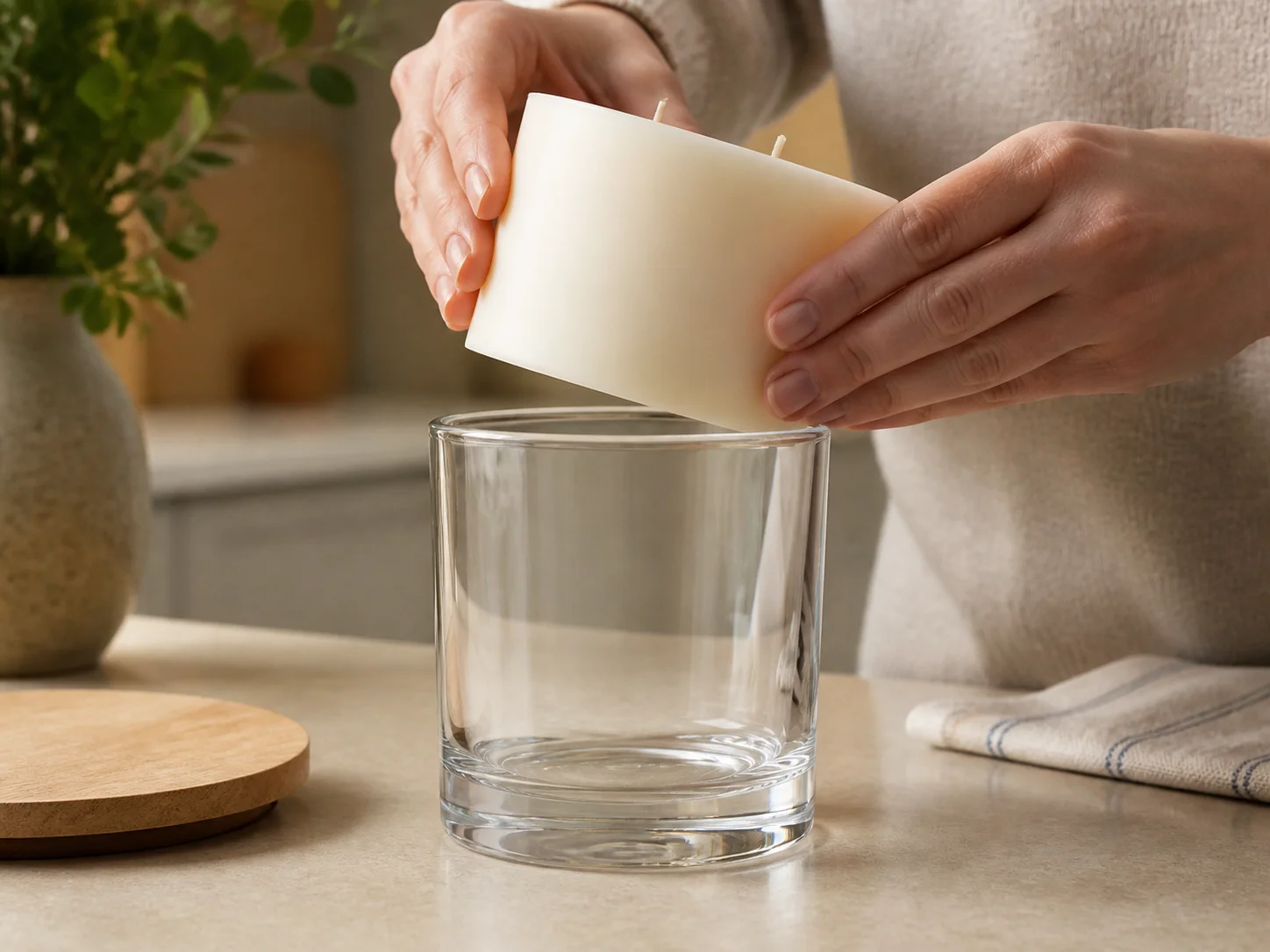 Illustration d’utilisation de Vase rechargeable / réutilisable