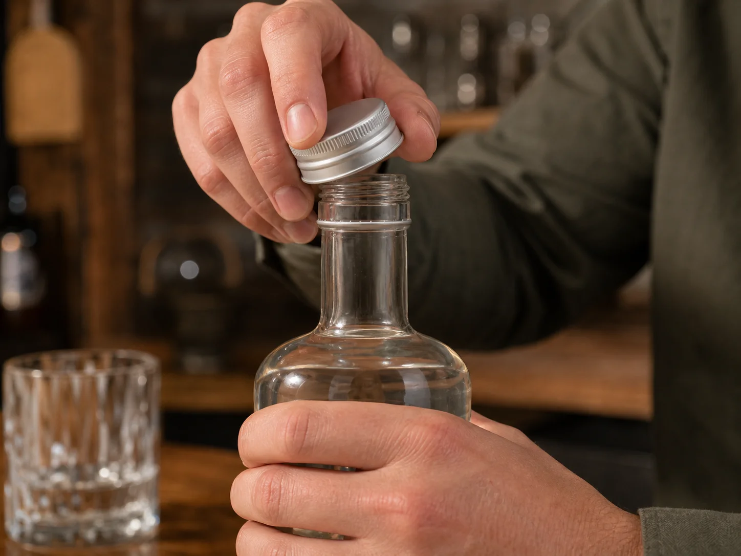 Capsule ROPP en aluminium utilisée sur des bouteilles qui s’ouvrent avec un bruit de rupture, dans un contexte de spiritueux et de vin