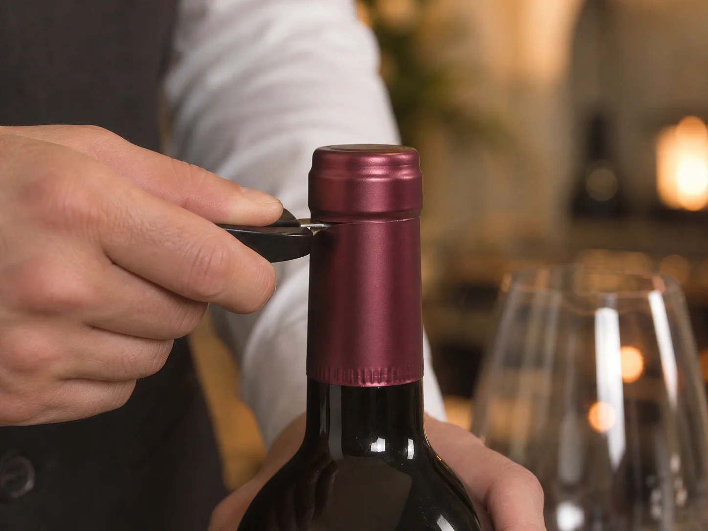 Illustration d’utilisation de Capsule de vin