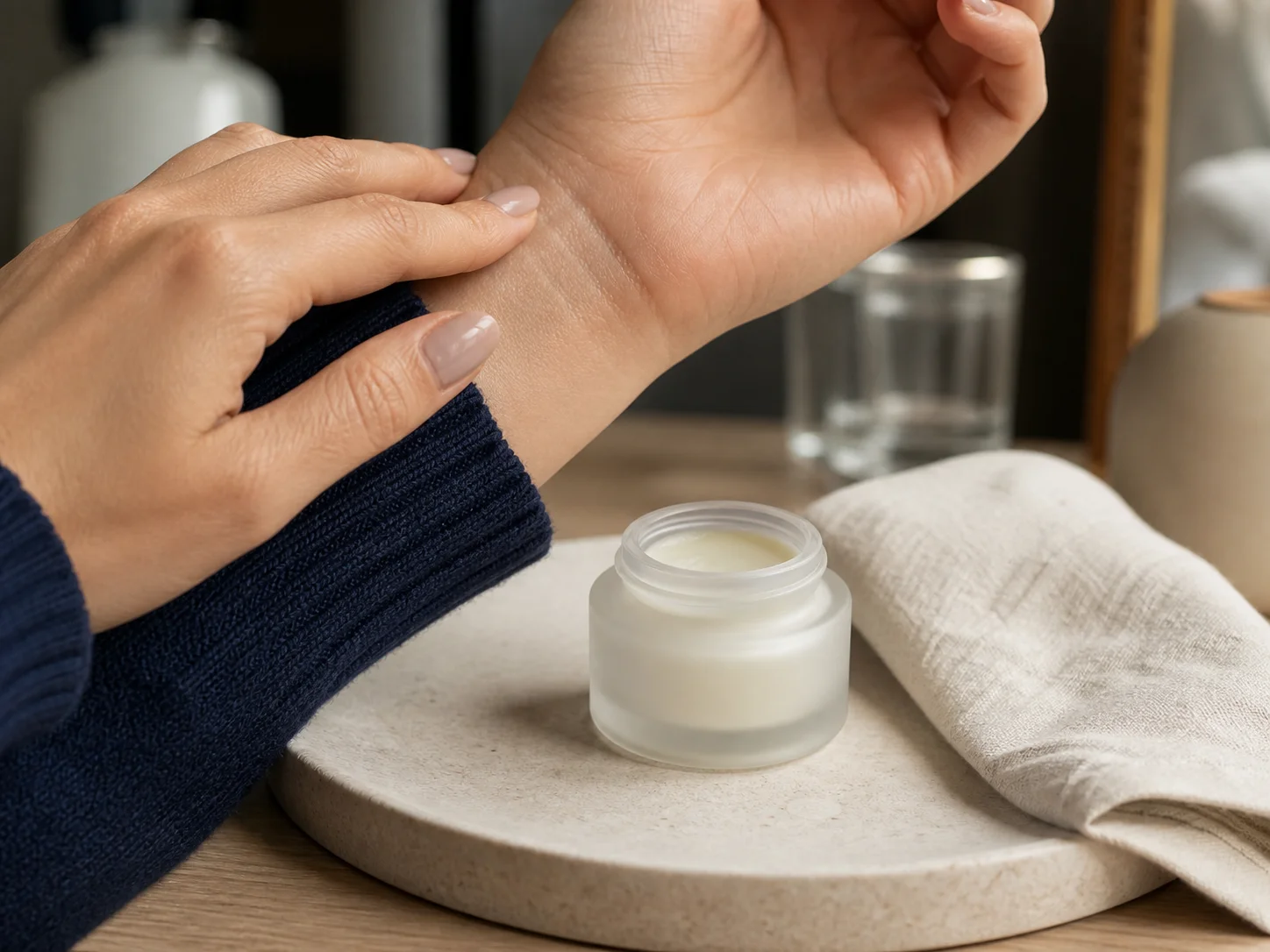 Illustration d’utilisation de Pot de parfum solide