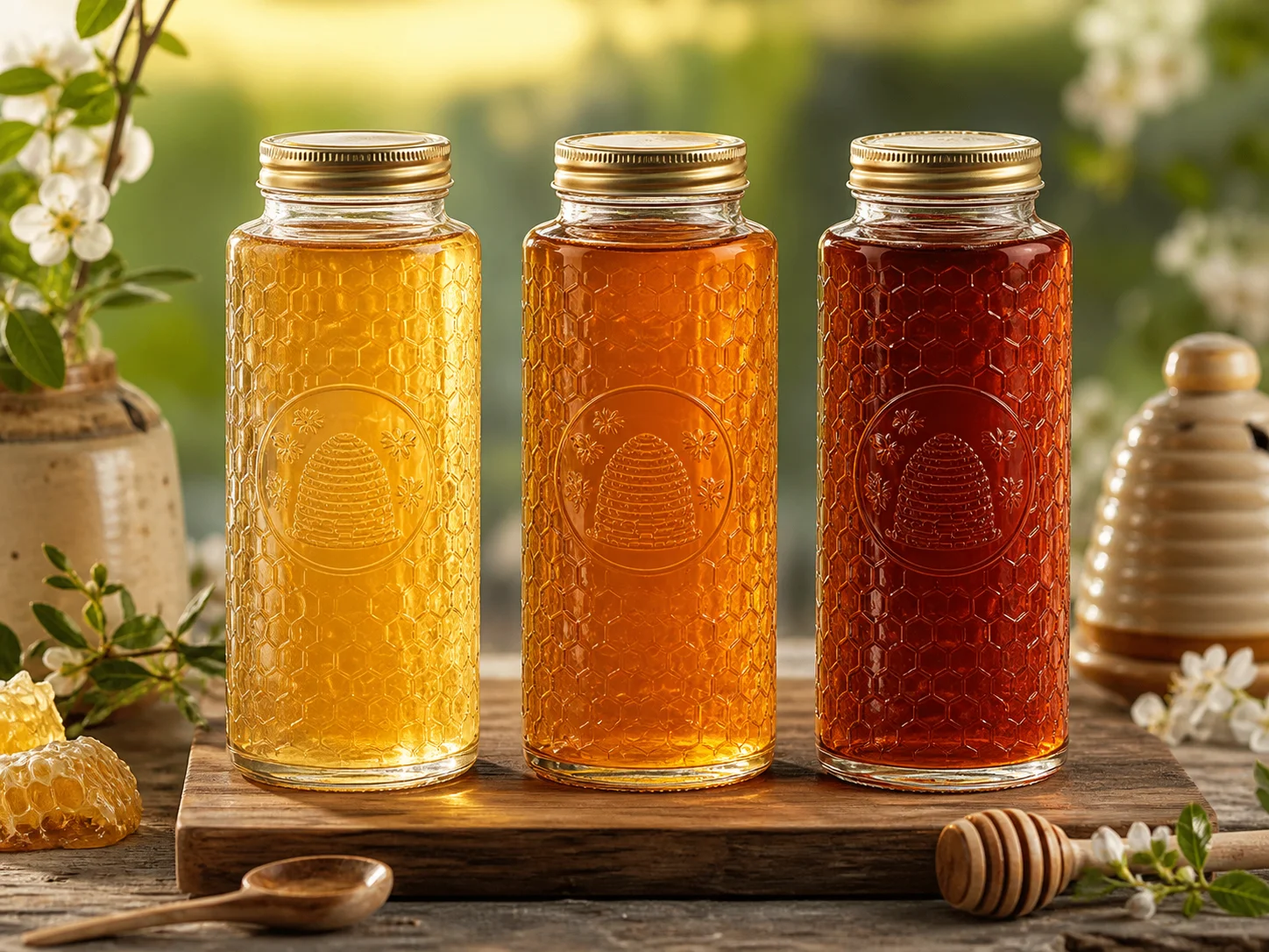 Illustration d’utilisation de Bouteille à miel Muth