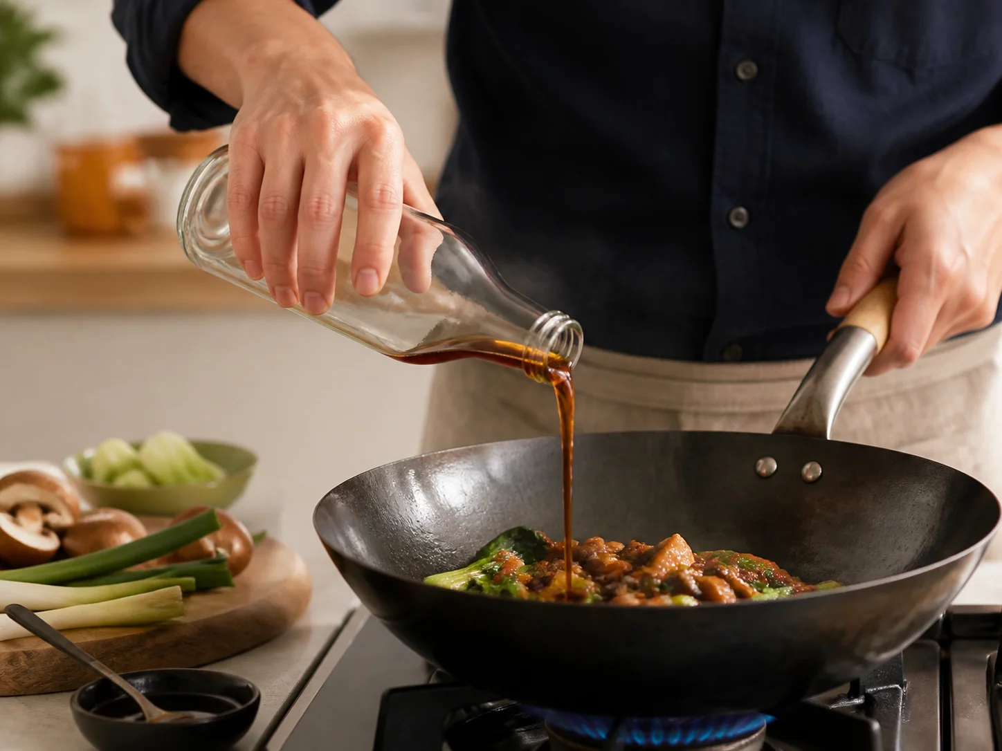 Illustration d’utilisation de Bouteille de sauce aux huîtres