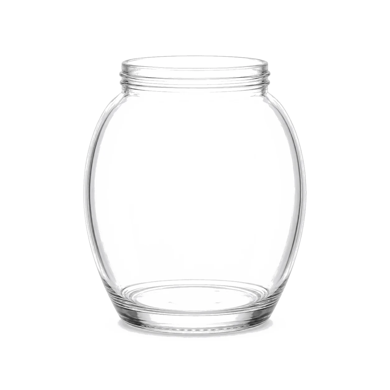 Pot à bougie ventru