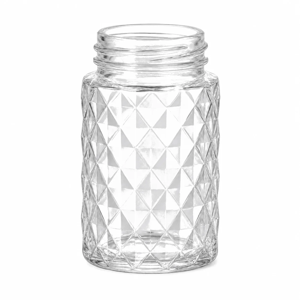 Bocal facetté taille diamant