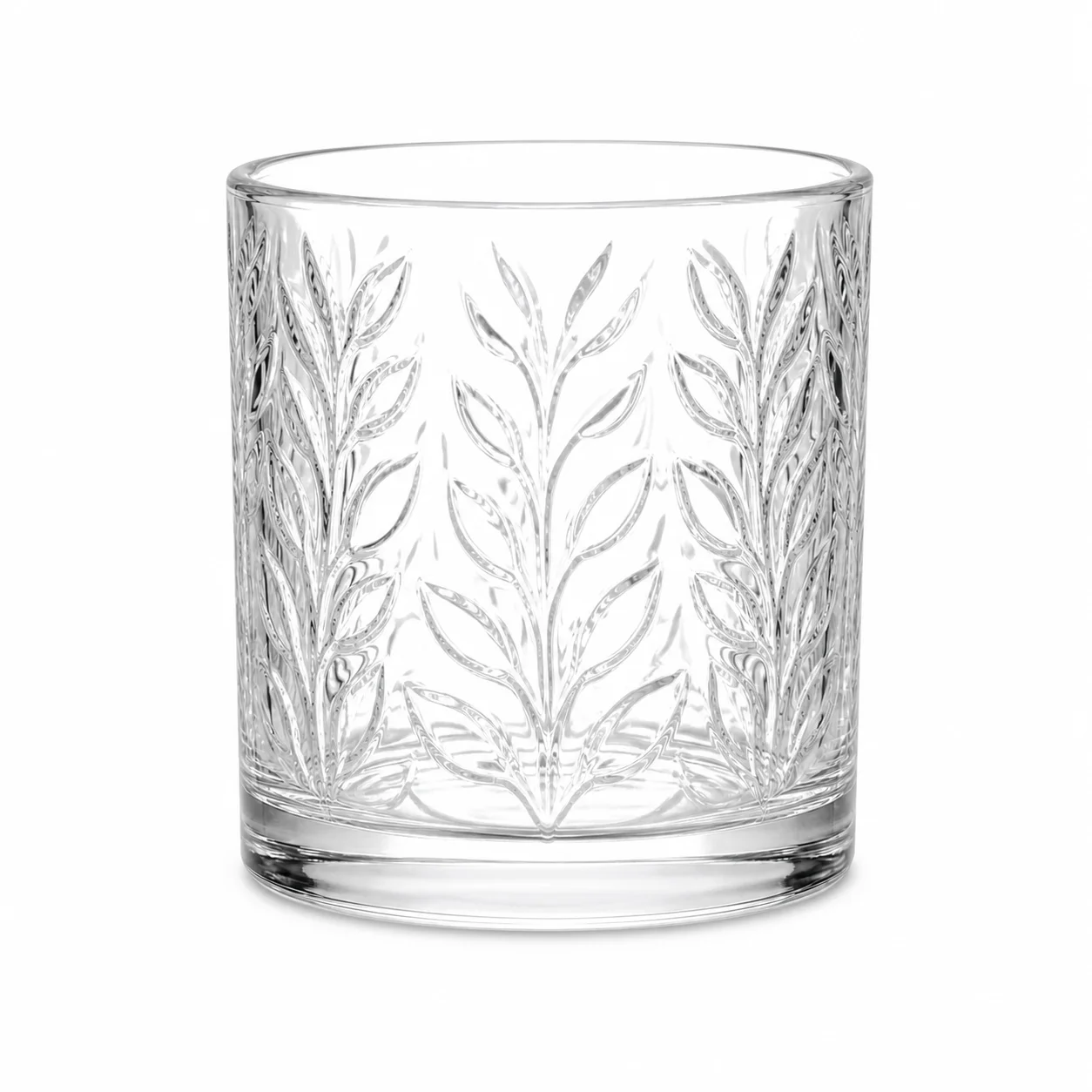 Pot à bougie à relief moulé