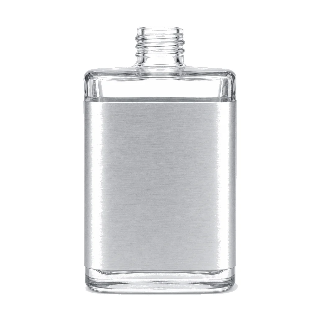 Flacon hybride verre-aluminium