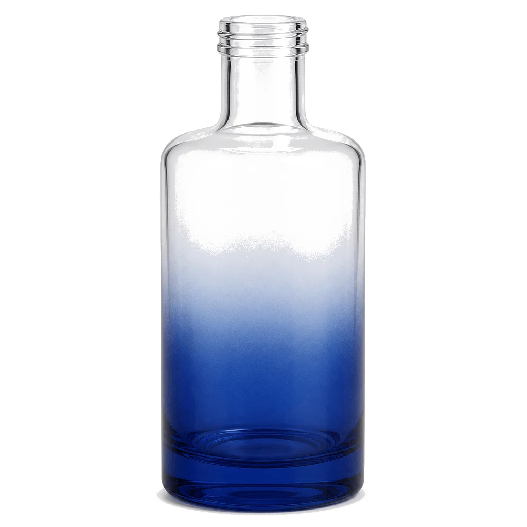 Bouteille à dégradé pulvérisé