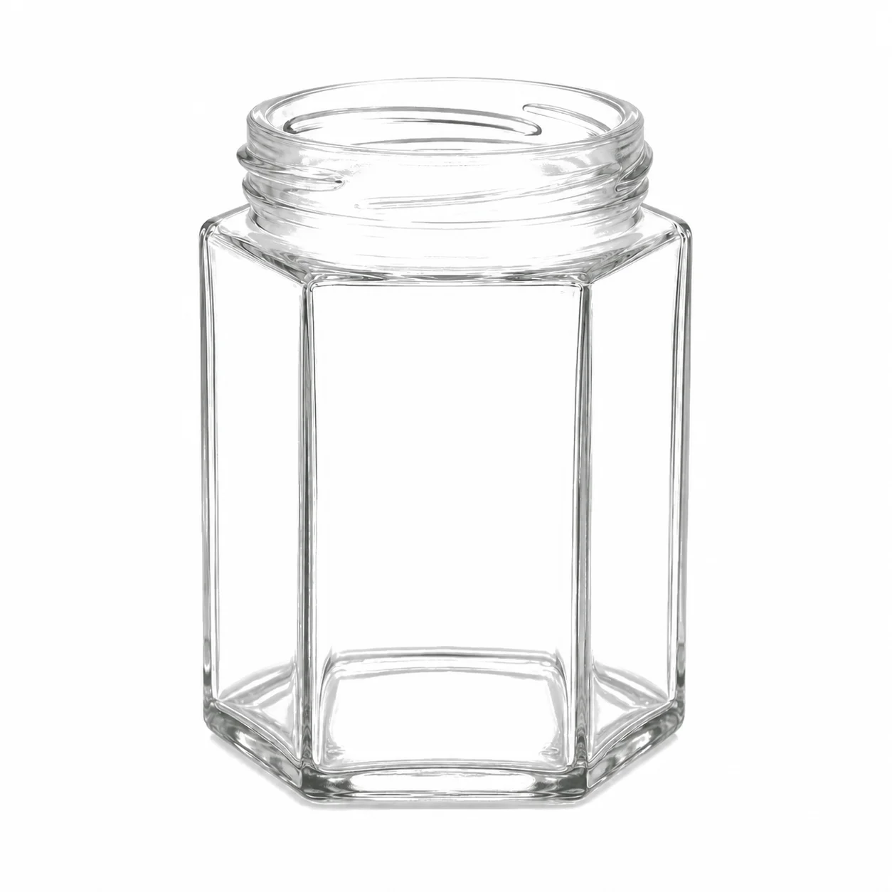 Pot hexagonal pour miel