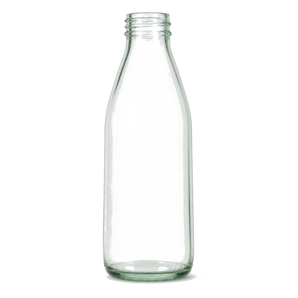 Bouteille allégée en verre recyclé post-consommation