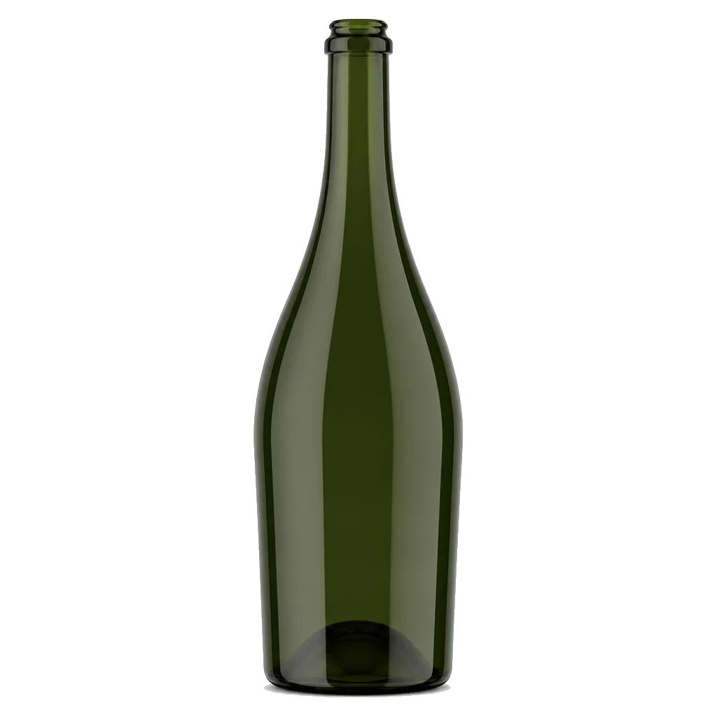 Bouteille de vin effervescent